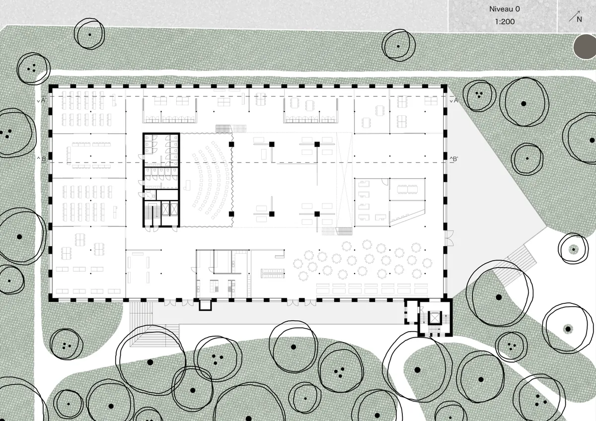 Impossible schools — Groepswerk met Emma Martens — Plan gelijkvloers